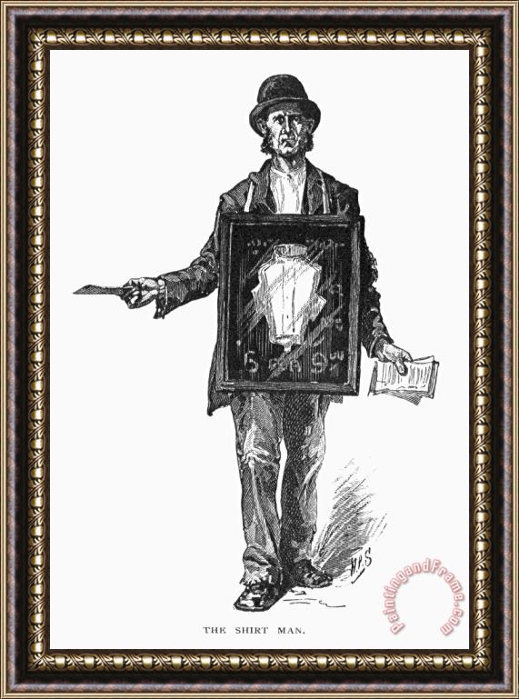 Others ADVERTISER, 19th CENTURY Framed Print