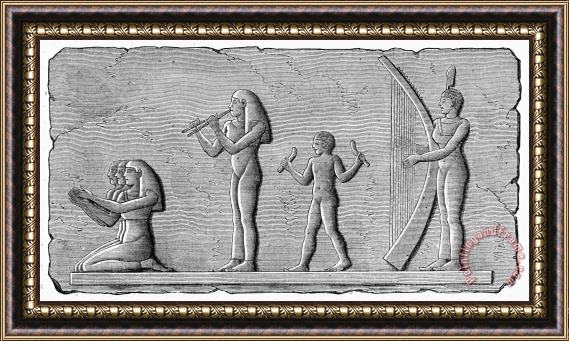 Others Ancient Egypt: Musicians Framed Painting