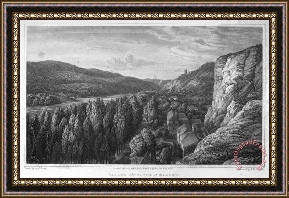 Others Austria: Baaden, 1822 Framed Painting
