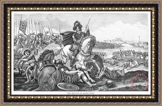 Others Battle Of Agincourt, 1415 Framed Painting