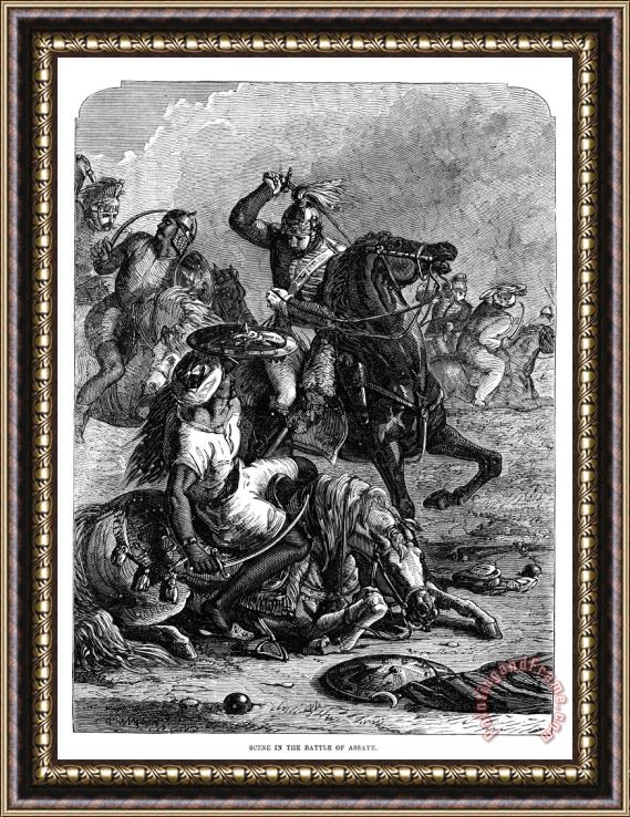 Others Battle Of Assaye, 1803 Framed Painting