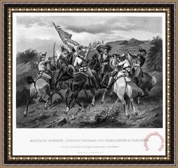 Others Battle Of Cowpens, 1781 Framed Painting