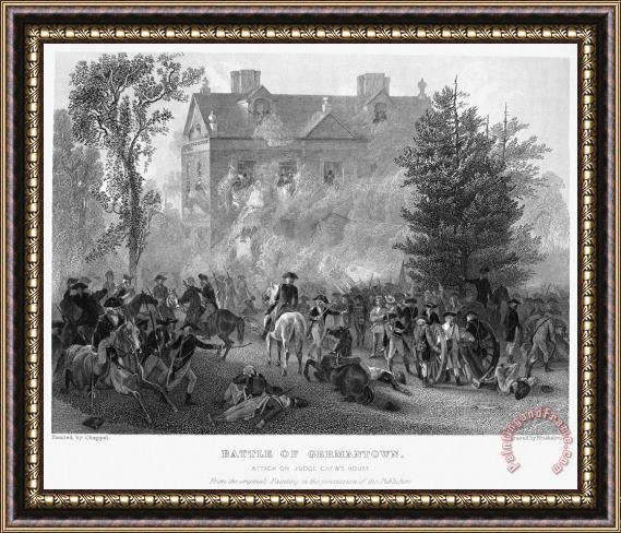 Others Battle Of Germantown, 1777 Framed Print