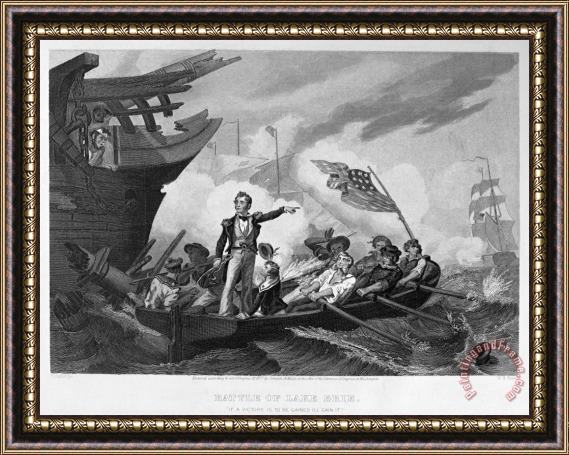 Others Battle Of Lake Erie, 1813 Framed Painting