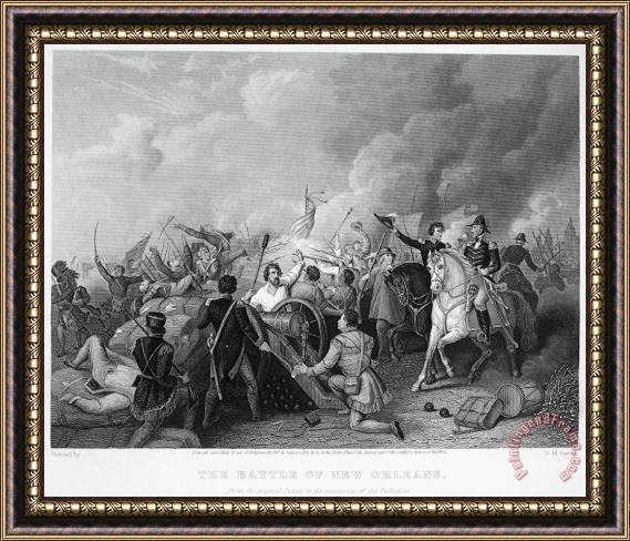 Others Battle Of New Orleans Framed Print