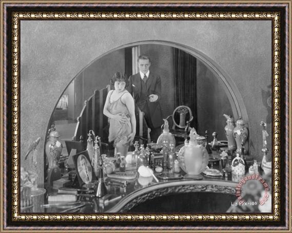 Others BEDROOM SCENE, 1920s Framed Print