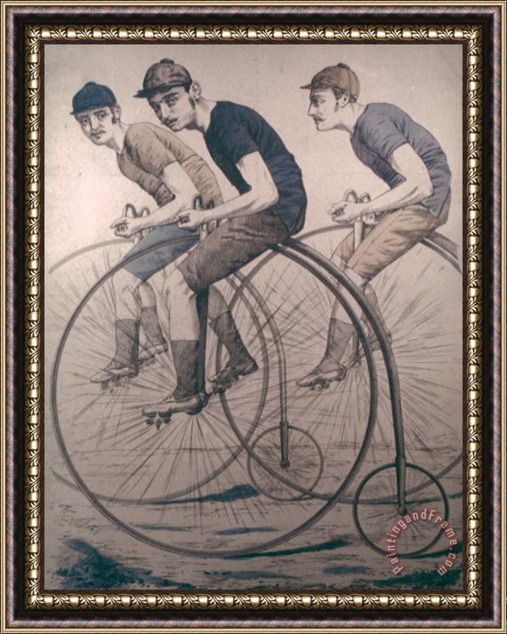 Others Bicycling, 1880 Framed Print