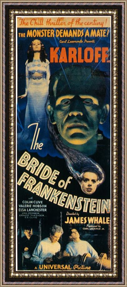Others Bride Of Frankenstein 1935 Framed Painting
