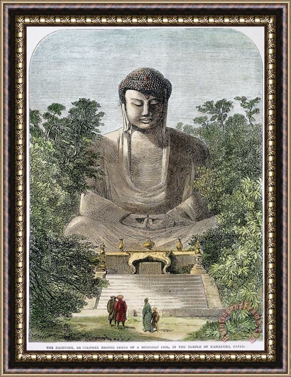 Others Buddha: Kamakura, Japan Framed Print