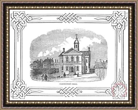 Others Carpenters Hall Framed Painting