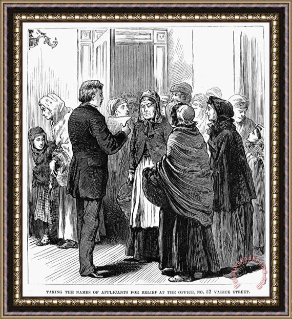 Others Charities: New York, 1875 Framed Painting