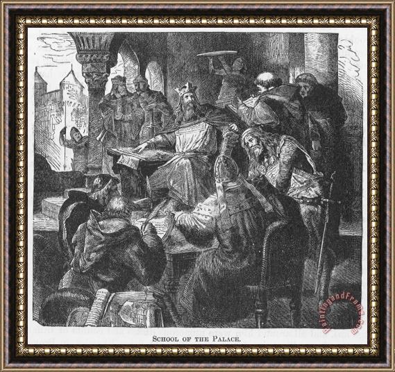 Others Charlemagne (742-814) Framed Painting