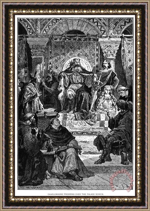 Others Charlemagne (742-814) Framed Print