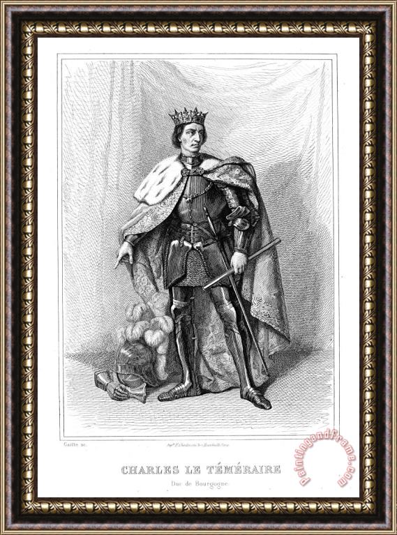 Others Charles The Bold (1433-1477) Framed Painting