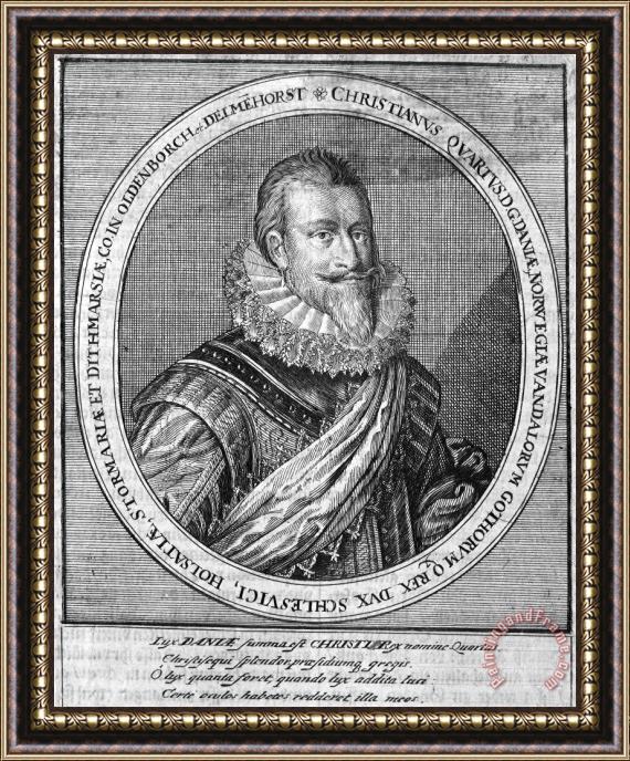 Others Christian Iv (1577-1648) Framed Print