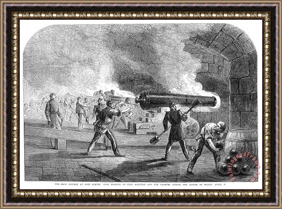 Others Civil War: Fort Sumter Framed Print