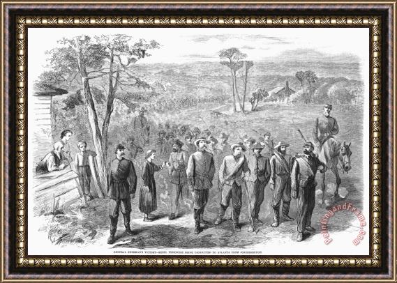 Others Civil War: Prisoners, 1864 Framed Painting