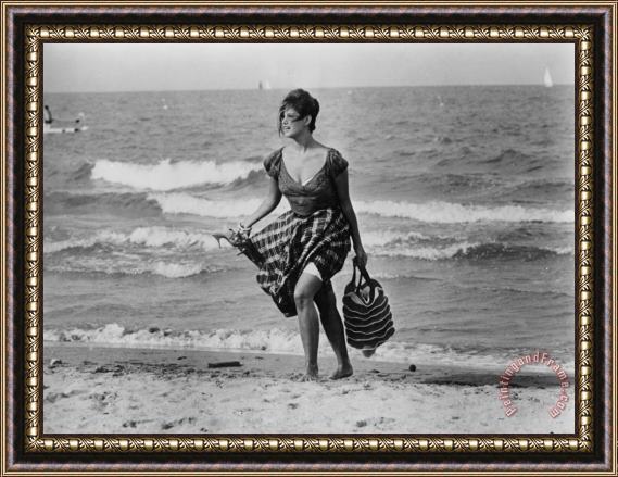 Others Claudia Cardinale (1939-) Framed Painting