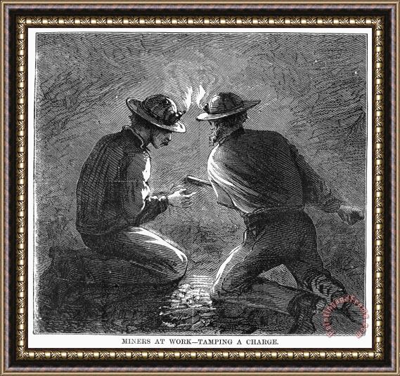 Others Coal Mining, 1869 Framed Print