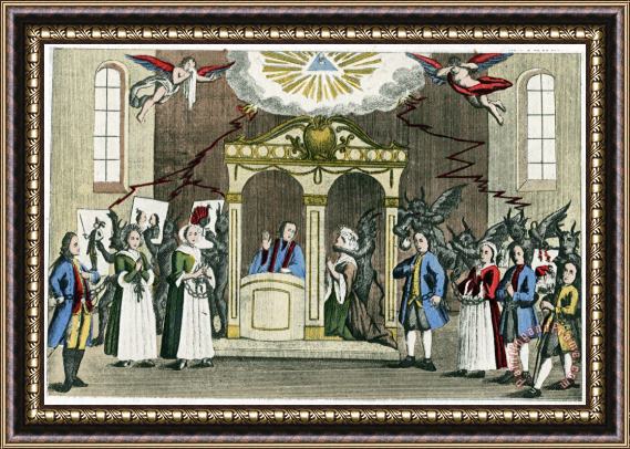 Others CONFESSION, 18th CENTURY Framed Print