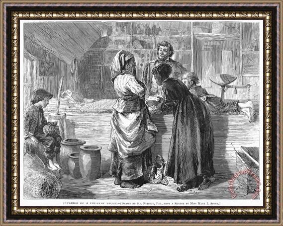 Others Country Store, 1872 Framed Painting