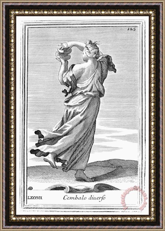 Others Cymbals, 1723 Framed Print