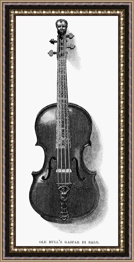 Others Da Salo Violin Framed Painting