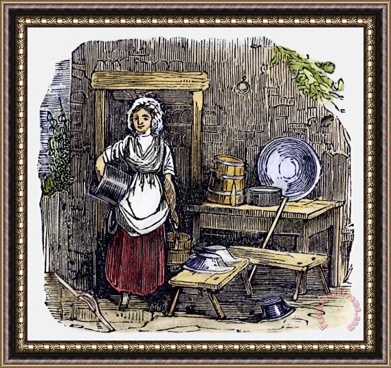 Others Daily Life: Housework Framed Print