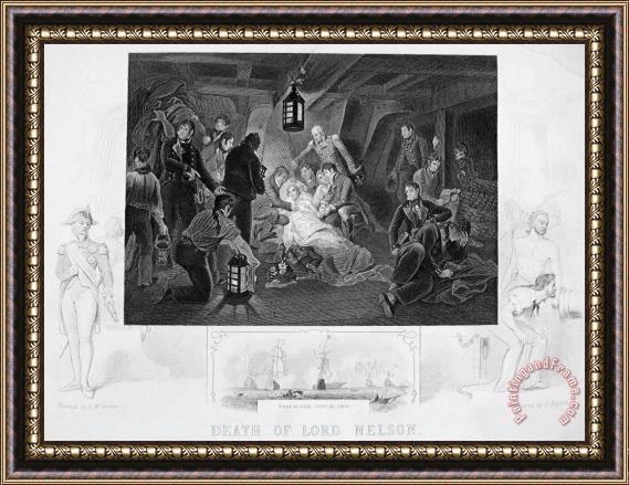 Others Death Of Nelson, 1805 Framed Print