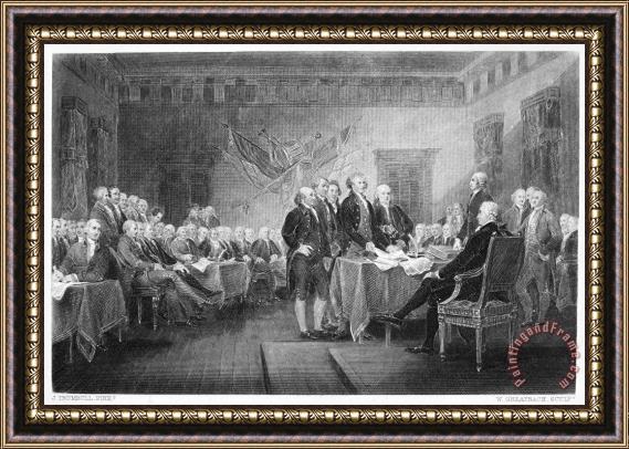 Others Declaration Of Independence Framed Painting