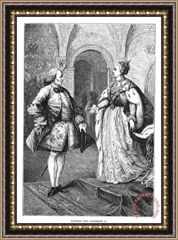 Others Denis Diderot (1713-1784) Framed Painting
