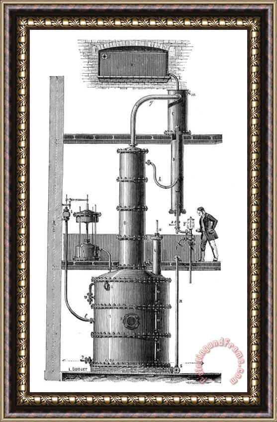 Others Distillation, 19th Century Framed Painting