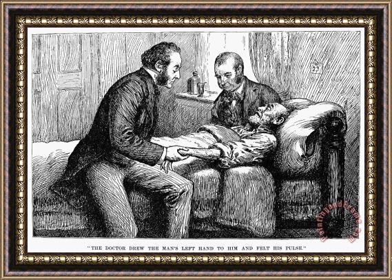 Others Doctor: House Call, 1888 Framed Print