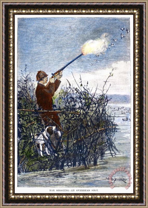 Others Duck Hunting, 1888 Framed Painting