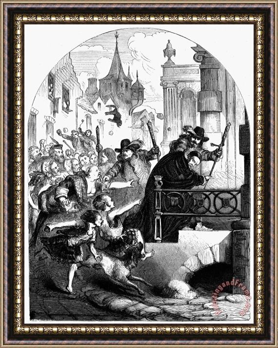 Others Edinburgh: Riot, 1637 Framed Print