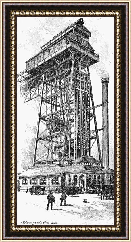 Others Elevator Tower, 1891 Framed Print