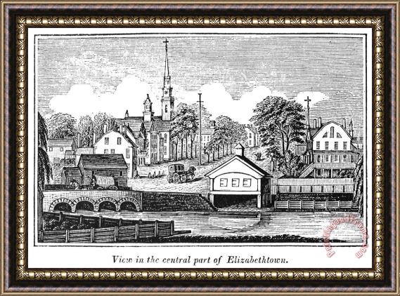 Others Elizabethtown, 1844 Framed Print