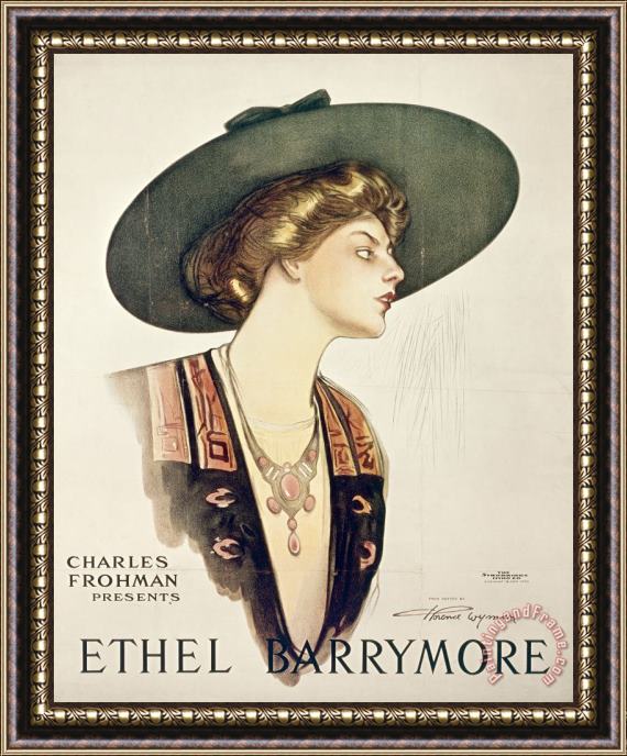 Others Ethel Barrymore (1879-1959) Framed Painting