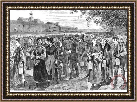 Others Factory: Bell Time, 1868 Framed Print