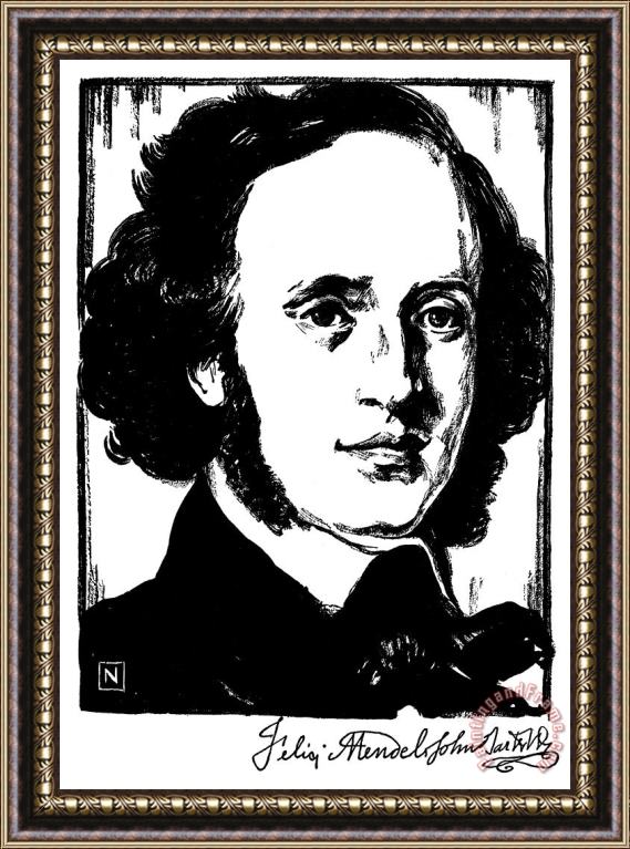 Others Felix Mendelssohn Framed Print