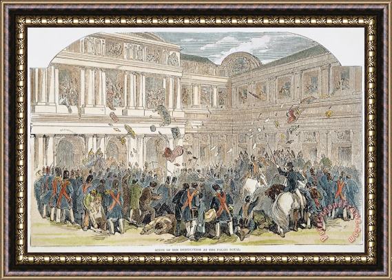 Others France: Revolution, 1848 Framed Painting