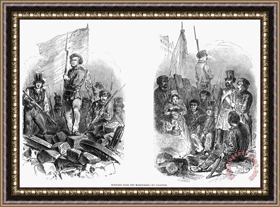 Others France: Revolution Of 1848 Framed Print