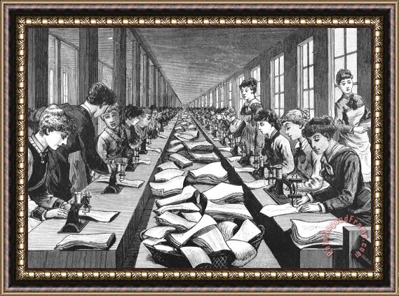 Others Garment Factory Framed Print