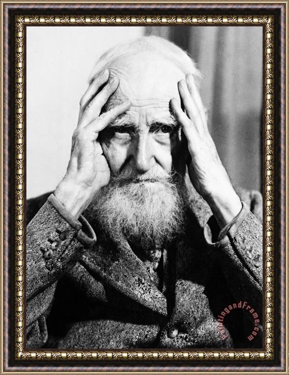 Others George Bernard Shaw Framed Painting