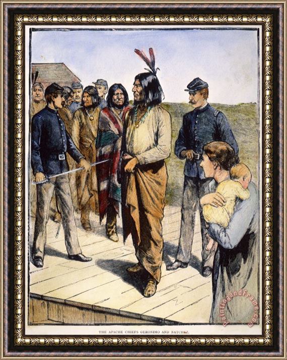 Others Geronimo (1829-1909) Framed Painting