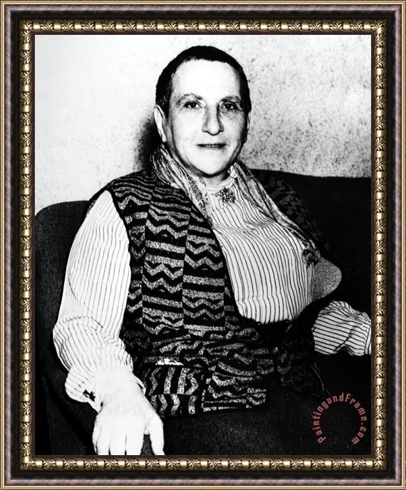 Others Gertrude Stein (1874-1946) Framed Painting