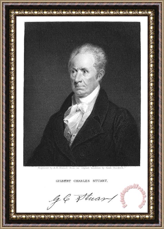 Others Gilbert Stuart (1755-1828) Framed Painting