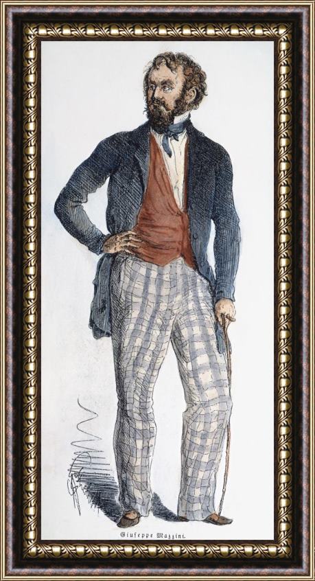Others Giuseppe Mazzini (1805-1872) Framed Print