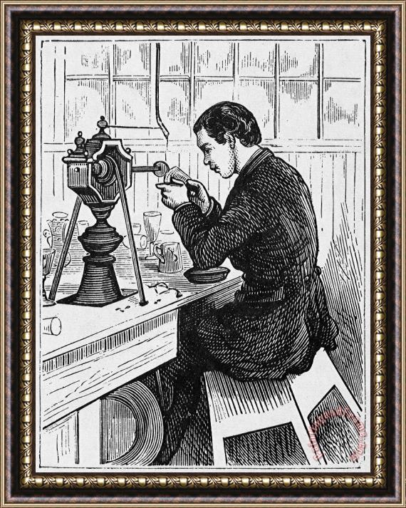 Others Glassworker, 19th Century Framed Print