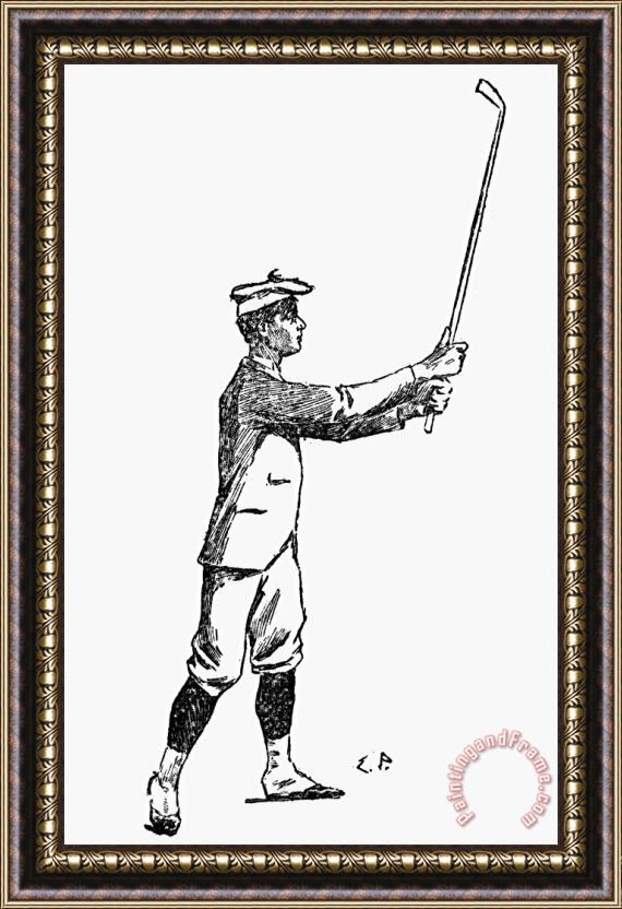Others Golf, 1891 Framed Painting